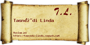 Tasnádi Linda névjegykártya